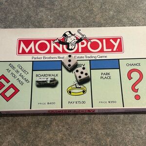 Vintage Classic Parker Brothers Monopoly 1985 Complete Board Game Finance Theme